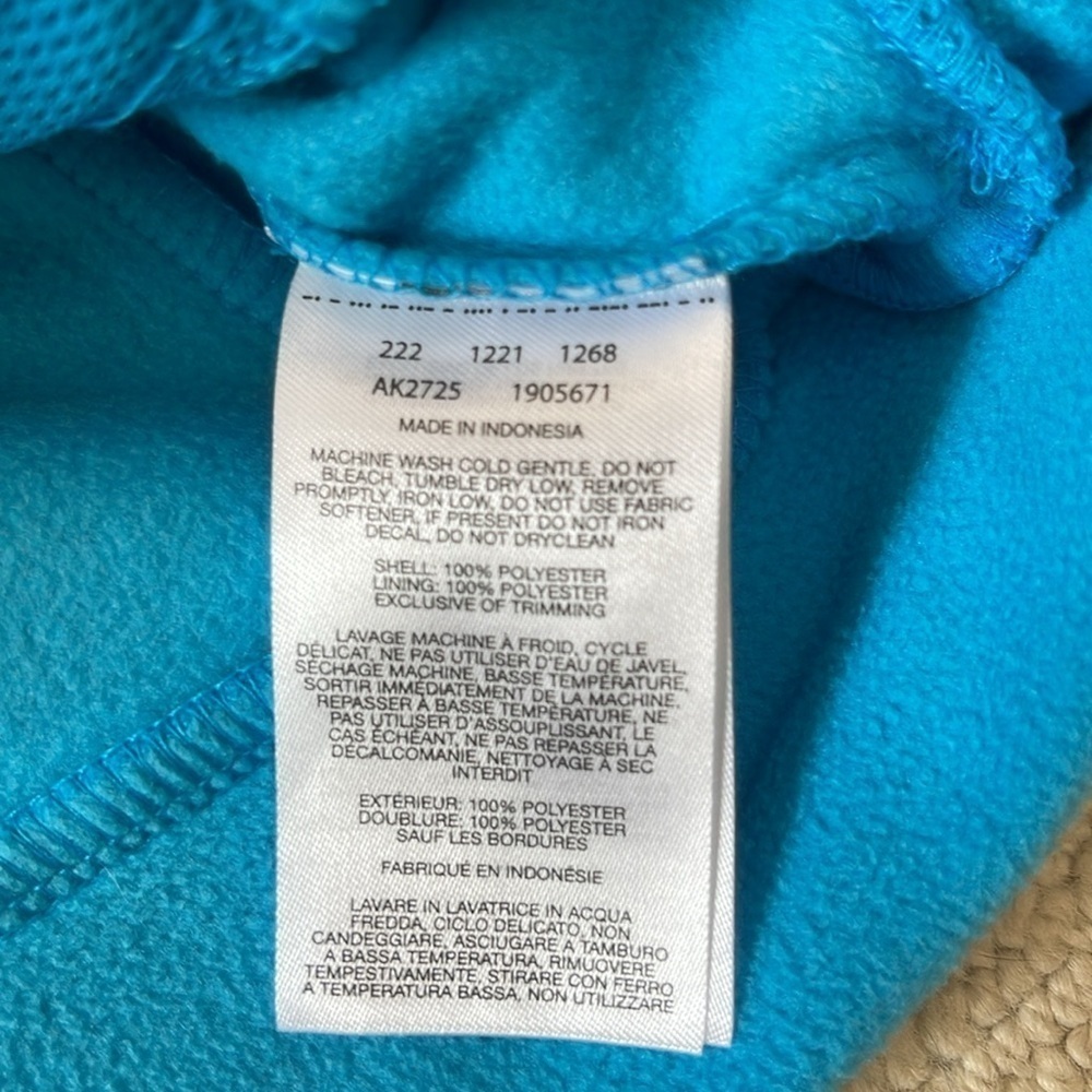 Columbia NWT Women’s Ali Peak 1/4 Zip Fleece Top Size XS Blue - Picture 10 of 13